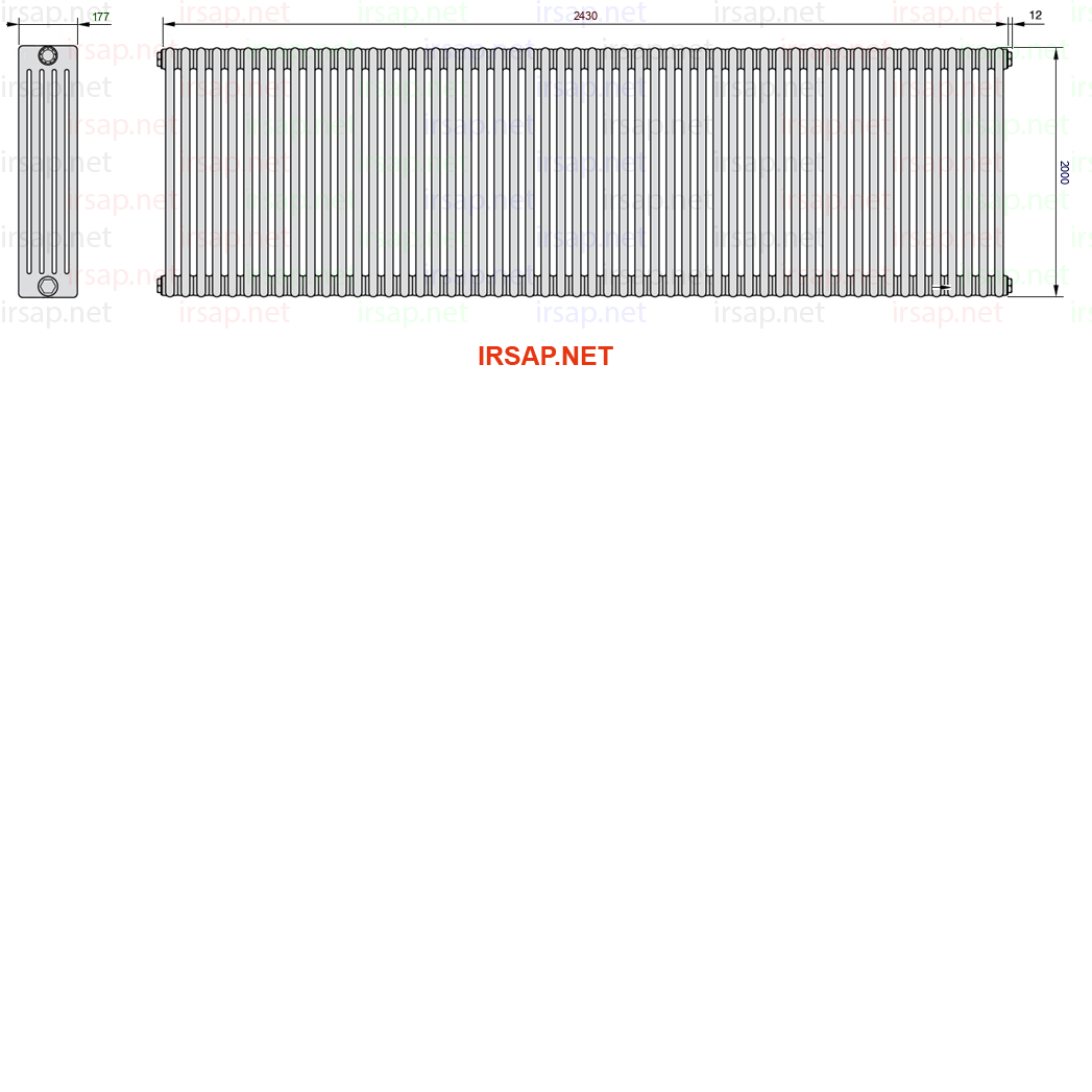 Радиатор IRSAP Tesi 52000/54 T14 CL 01